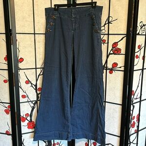 Celebrity Pink flare leg light weight denim